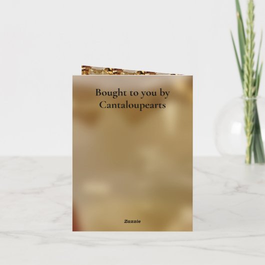 Twintig derde Jubileum, Topaz, Kaart (Achterkant)