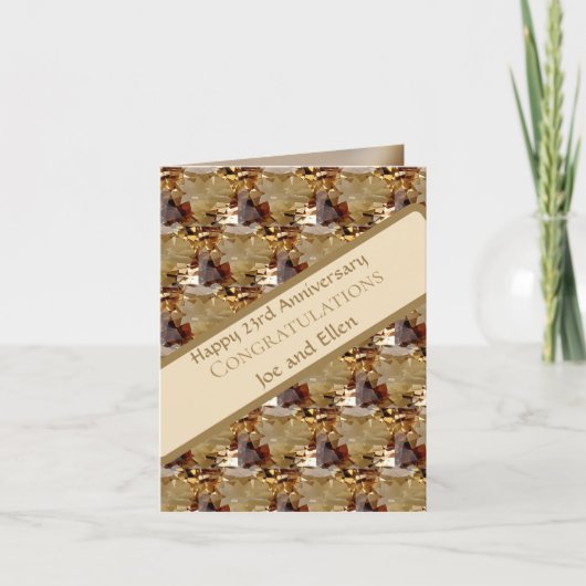 Twintig derde Jubileum, Topaz, Kaart (Voorkant)