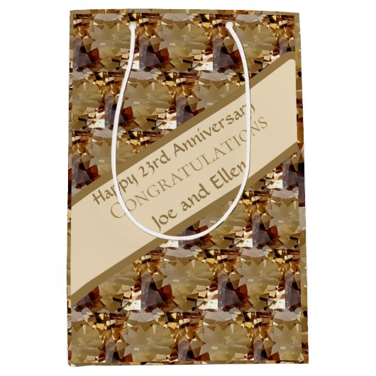 Twintig derde Jubileum, Topaz, Medium Cadeauzakje (Voorkant)