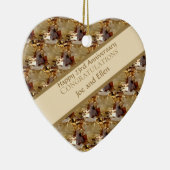 Twintig derde Jubileum van het huwelijk, Topaz, Ke Keramisch Ornament (Rechts)