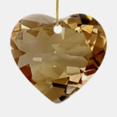 Twintig derde Jubileum van het huwelijk, Topaz, Ke Keramisch Ornament (Achterkant)