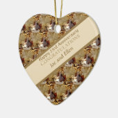 Twintig derde Jubileum van het huwelijk, Topaz, Ke Keramisch Ornament (Links)