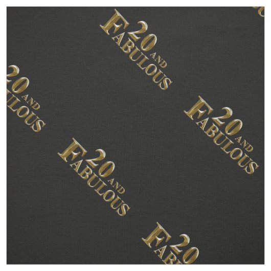 Twintig en Fabulous Stof (Swatch)