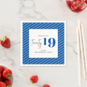 Twintig gedurfd grafisch nieuwjaarsfeest servet (Insitu)