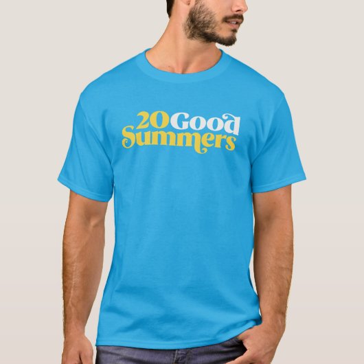 Twintig Goede Zomers T-shirt (Voorkant)