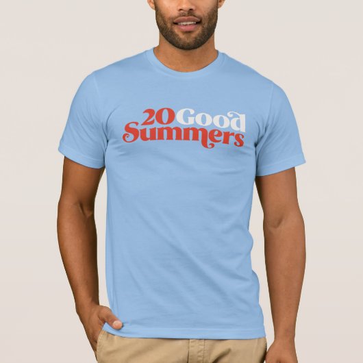 Twintig Goede Zomers T-shirt (Voorkant)