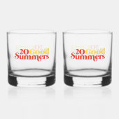 Twintig Goede Zomers Whisky Glas (Achterkant)