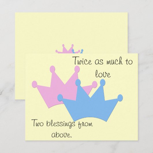 Twintig jongens en meisjes! aankondiging (Voorkant / Achterkant)