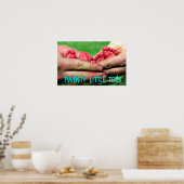 twintig kleine tenen poster (Keuken)