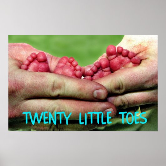 twintig kleine tenen poster (Voorkant)