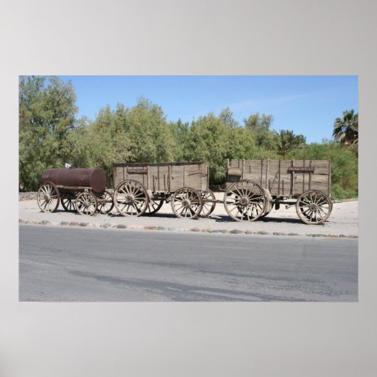 Twintig manden deze wagens voor 165 mijl naar poster (Voorkant)