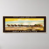 Twintig Mule Team Borax Poster (Voorkant)