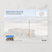 Twintig-mule teamwagons, Death Valley, Californië Briefkaart (Achterkant)