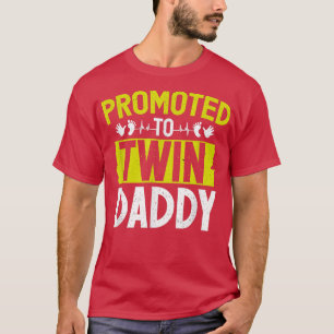 Twintig pap promoot Zwangerschap Aankondiging Baby T-shirt