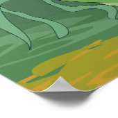 Twintigduizend collega's onder het Zee - Jules Ver Poster (Hoek)