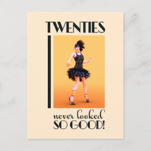 Twintiger zag er nog nooit zo goed  uit briefkaart