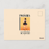 Twintiger zag er nog nooit zo goed  uit briefkaart (Achterkant)