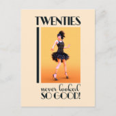 Twintiger zag er nog nooit zo goed  uit briefkaart (Voorkant)