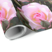 Twintigste bruiloft Jubileum Perfect Engels Roos Cadeaupapier (Rol Hoek)