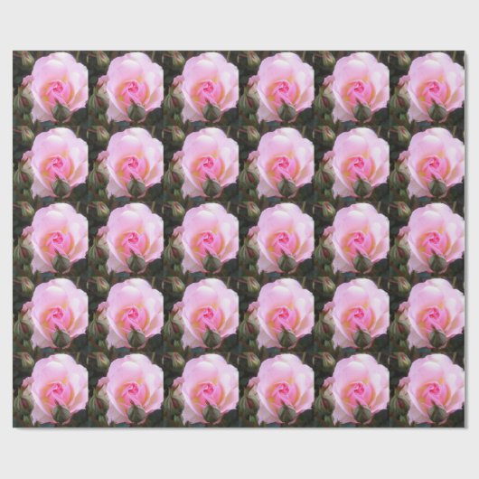 Twintigste bruiloft Jubileum Perfect Engels Roos Cadeaupapier (Vlak)