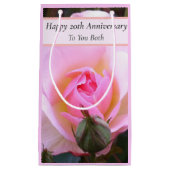 Twintigste bruiloft Jubileum Perfect Engels Roos Klein Cadeauzakje (Voorkant)