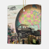 Twintigste eeuws vervoer, Kerstmis 1910 Keramisch Ornament (Links)