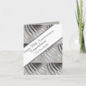 Twintigste trouwdag platina kaart (Voorkant)