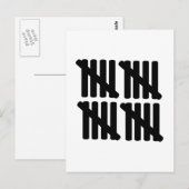 twintigste verjaardag briefkaart (Voorkant / Achterkant)