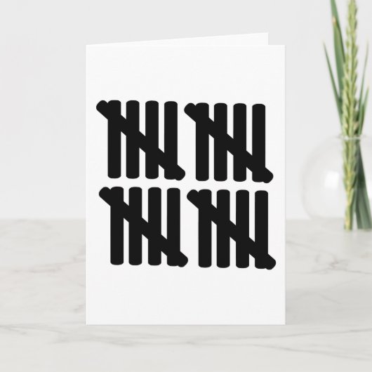 twintigste verjaardag kaart (Voorkant)