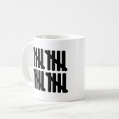 twintigste verjaardag koffiemok (Voorkant links)