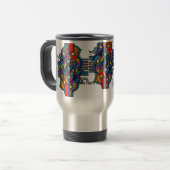 Twinvlamreismolen roestvrij staal reisbeker (Voorkant links)
