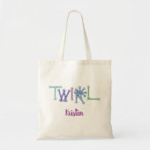 Twirl Baton Aangepast Tote Bag (Voorkant)