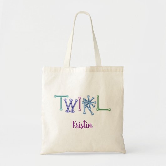 Twirl Baton Aangepast Tote Bag (Voorkant)