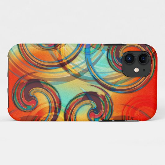 Twirl Case-Mate iPhone Case (Achterkant (horizontaal))