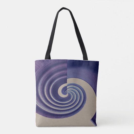 Twirl, curl circles. Make rings & rounds. Tote Bag (Achterkant)