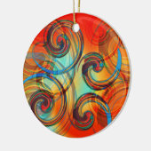 Twirl Keramisch Ornament (Links)