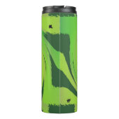 Twirl Me Green Pattern Thermosbeker (Achterkant)