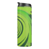 Twirl Me Green Pattern Thermosbeker (Geroteerd rechts)