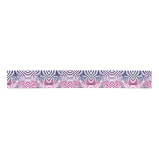 Twirl Pink Paars Grosgrain Lint (Voorkant)