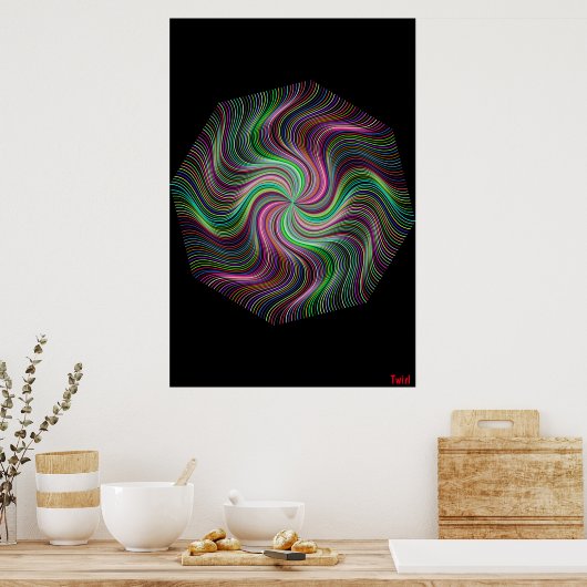Twirl Poster (Keuken)