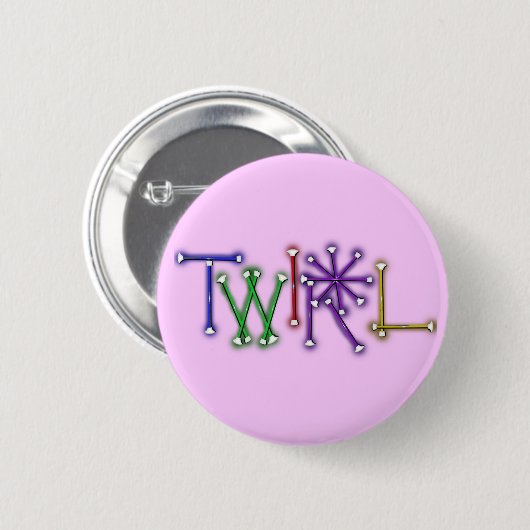 Twirl Ronde Button 5,7 Cm (Voorkant /achterkant)