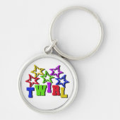 Twirl Stars Sleutelhanger (Voorkant)