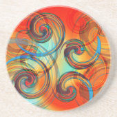 Twirl Zandsteen Onderzetter (Voorkant)