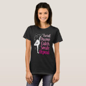 Twirler Majorettes Twirl Throw Catch Smile Baton T T-shirt (Voorkant volledig)