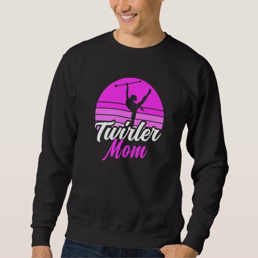Twirler Mom Baton Twirling Trui (Voorkant)