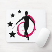 TWIRLER ZWIRL PINK/ZWART MUISMAT (Met muis)