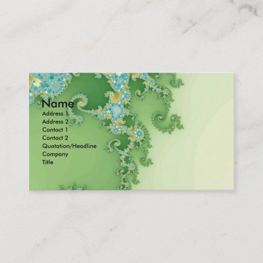 Twirligig - Fractal Visitekaartje (Voorkant)