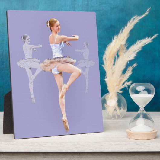 Twirling Ballerina in Triplicate Fotoplaat (Zijkant)