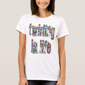 Twirling is Life Dames Baby Doll T-shirt
