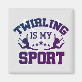 Twirling is mijn sport magneet (Voorkant)